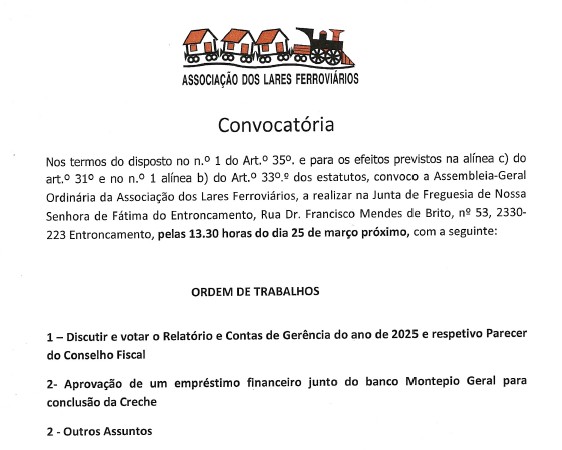 Convocatória imagem